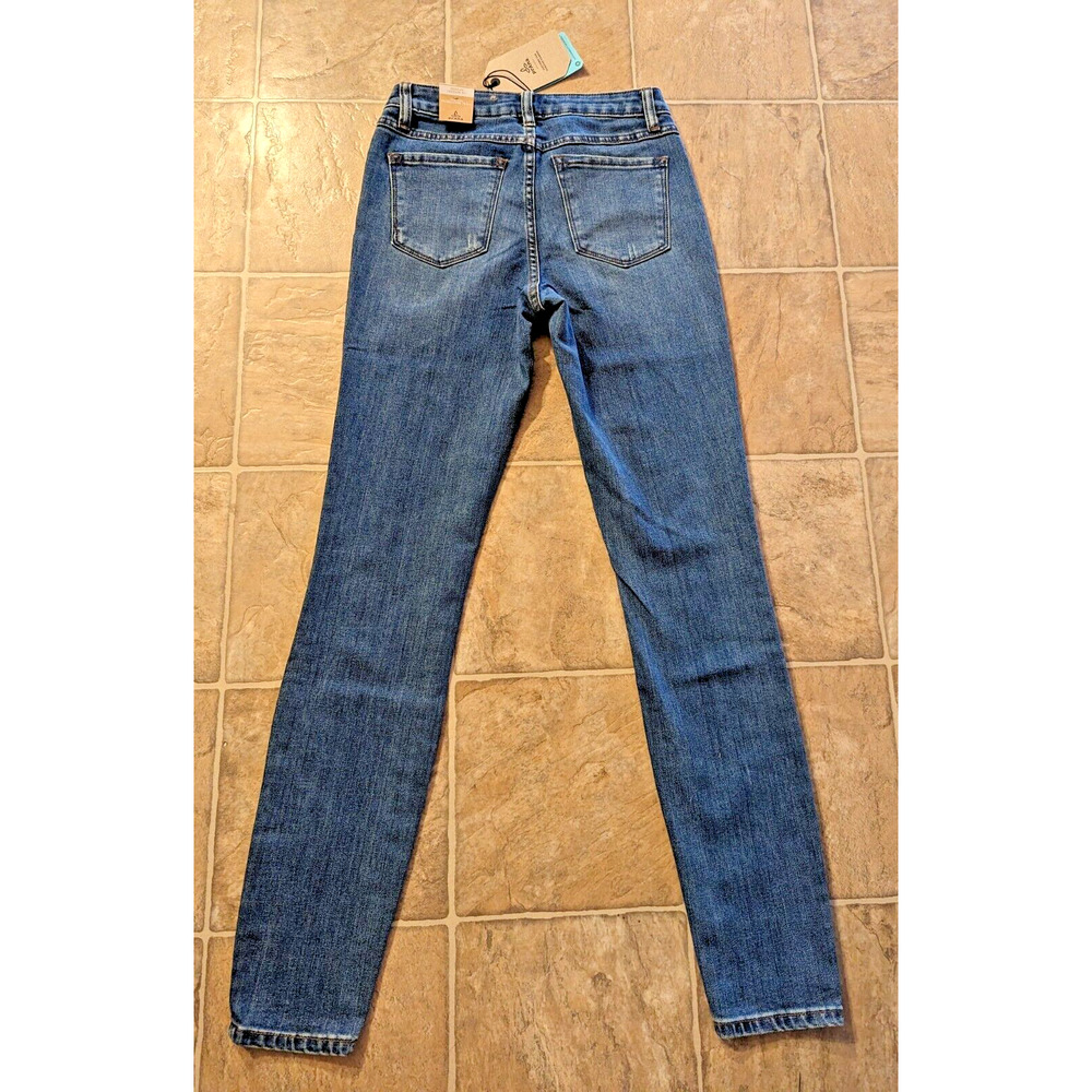 New Prana women sz 8/29 Sienna Skinny Jean stretchy 31" inseam true blue LND1 - Picture 3 of 5
